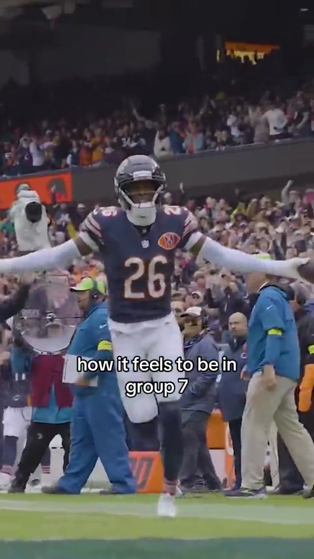 what a feeling ๐ #group7 #chicagobears