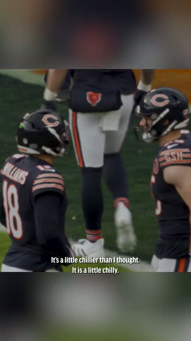 “I am not complaining”😂 #micdup #chicagobears #colekmet #calebwilliams 