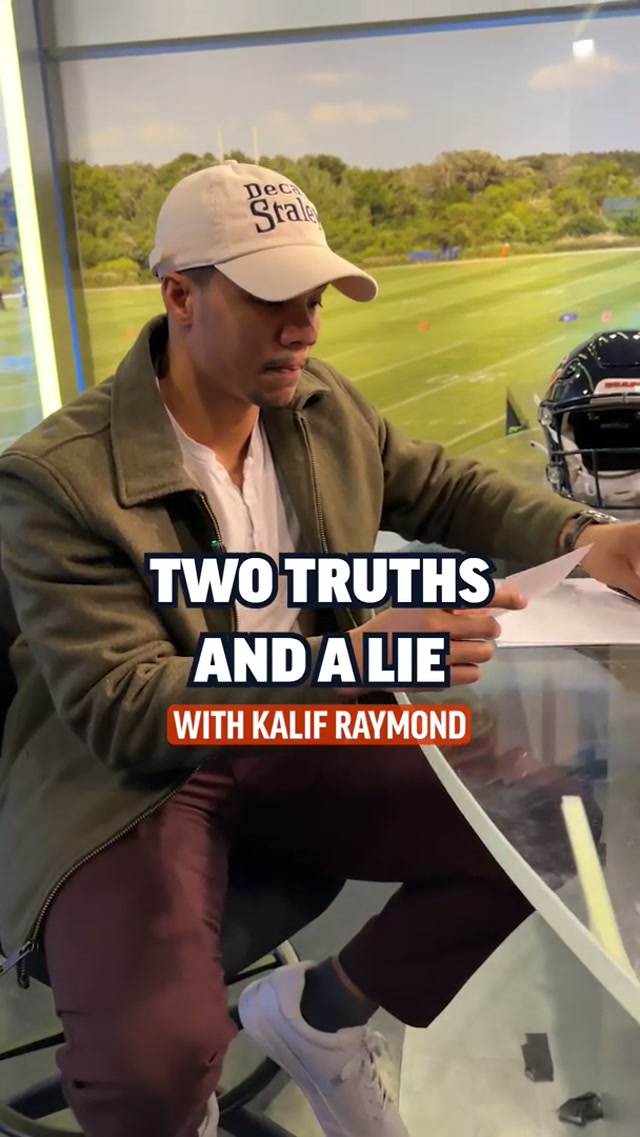 How well does Kalif really know his coaches? 🤨 #nfl #freeagency #twotruthsandalie 