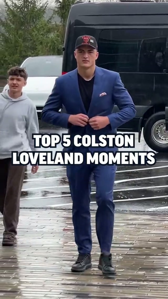 You already know what No. 1 is 😏 #colstonloveland #chicagobears #nfl 