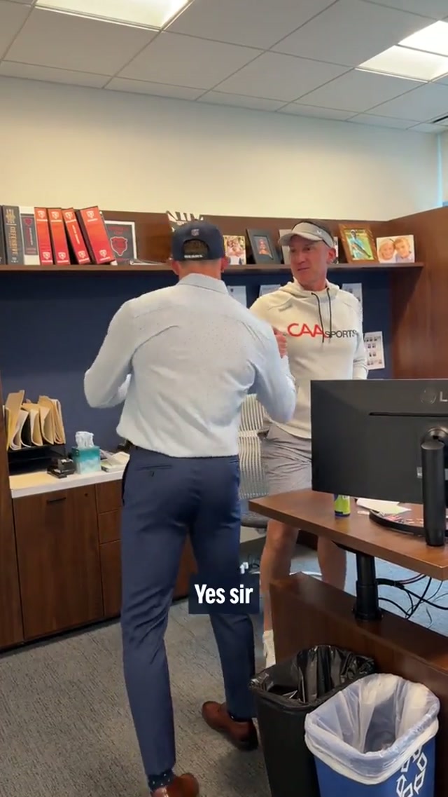 Dillon 🤝 DA #nfldraft #chicagobears #dap 