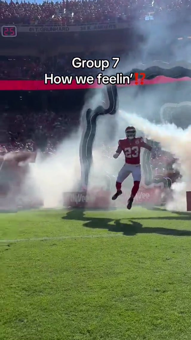 Chiefs Kingdom welcome to Group 7 😤 #chiefs #chiefskingdom #kansascity #nfl #group7 