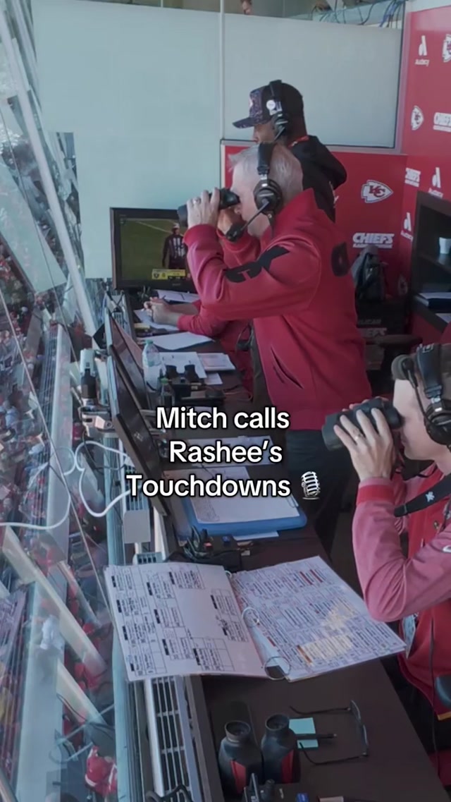 We've got two helpings of Mitch calls for you, both with a side of Rice 🎙️ #chiefs #nfl #touchdown #rasheerice #radiocall