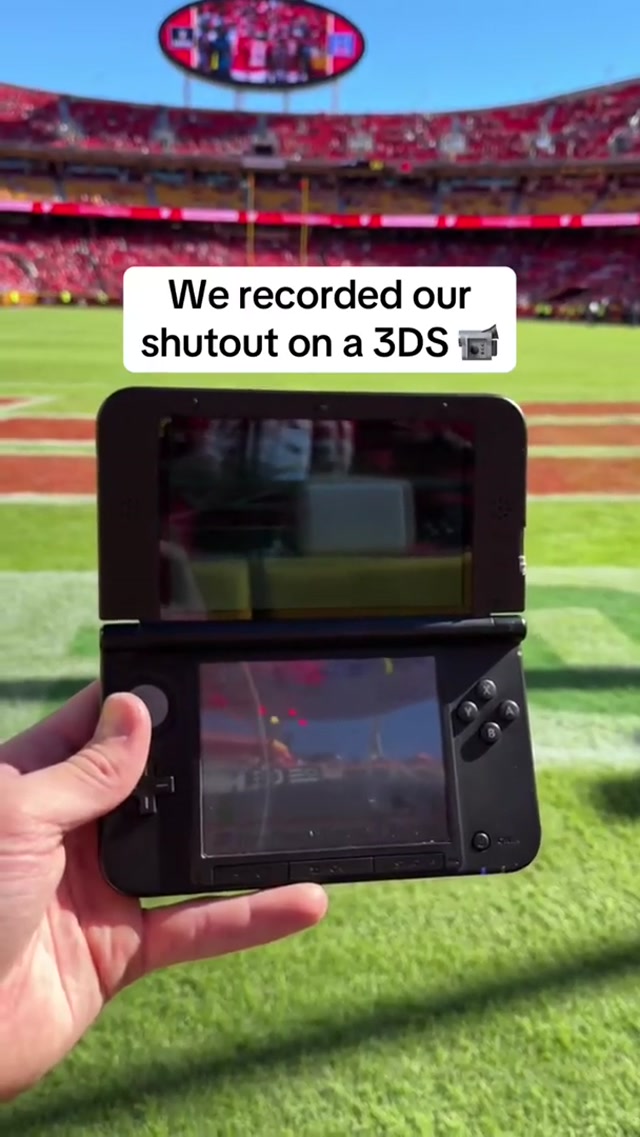 A masterpiece 🤌 #chiefs #3ds #ninetendo #gameday 