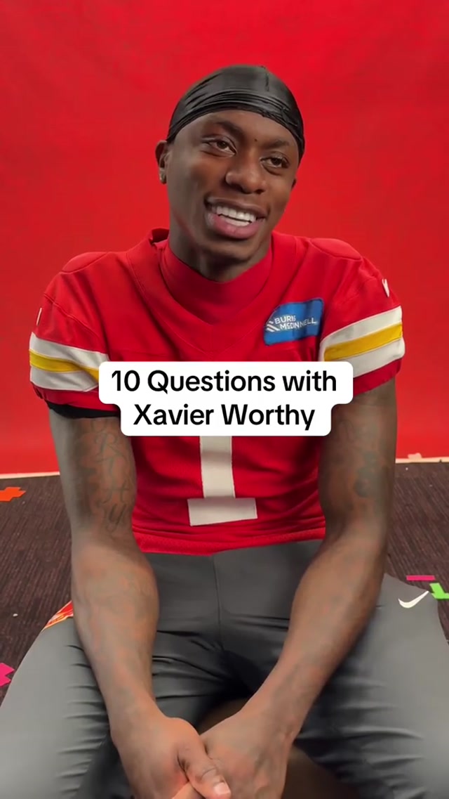 10 Qs with no. 1 🔥 #chiefs #xavierworthy #qanda @Xavier worthy 