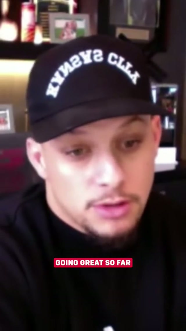 An update from QB1. #chiefs #chiefskingdom #kansascity #nfl #patrickmahomes 