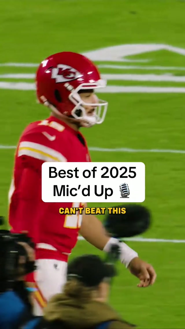 We miss football, so here’s the best of 2025 mic’d ups🎙️#chiefs #micdup #kansascity 