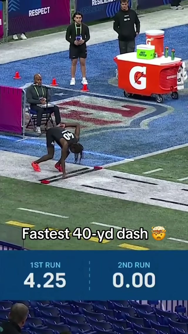 Will anyone beat @Xavier worthy’s time this year? 🤔

📺: 2/26-28 on NFLN

#chiefs #kansascity #xavierworthy #nflcombine #indianapolis 