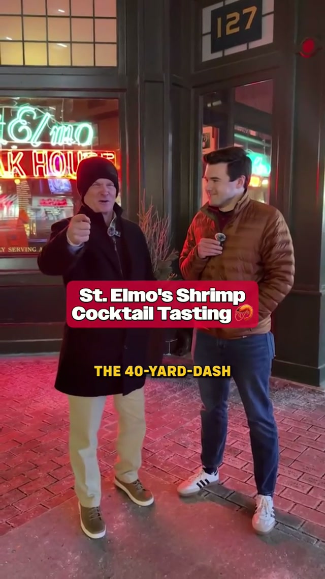 If you’re in Indy for the Combine and don’t hit up St. Elmo’s… did you even go? 🦐 #shrimpcocktail #combine #tastetest #nflcombine 