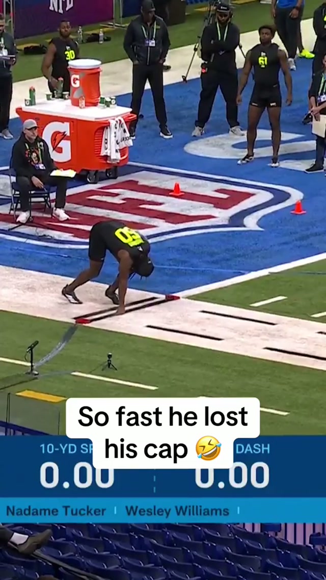 He’s fast, no cap 🤣🧢 #chiefs #nfldraft #kansascitychiefs 
