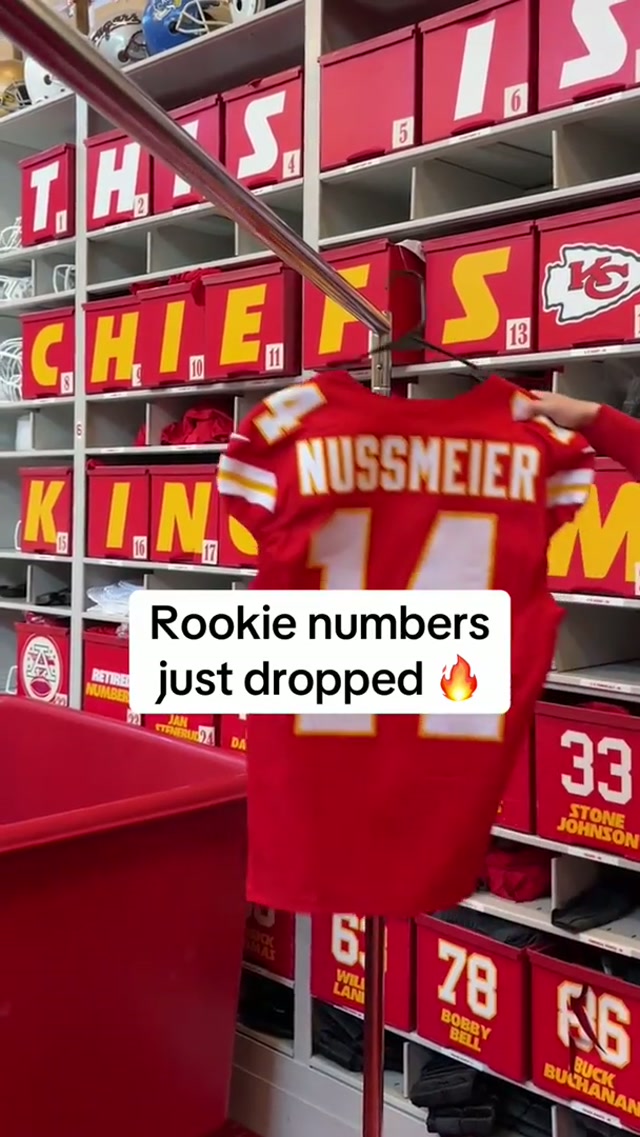 FRESH OFF THE PRESS‼️😮‍💨 #nfl #jersey #numbers #kansascitychiefs 