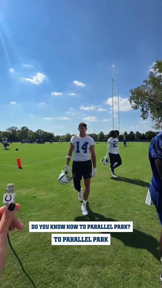 a parallel parking spot hates to see us coming. #colts #nfl #football #parallelparking #car