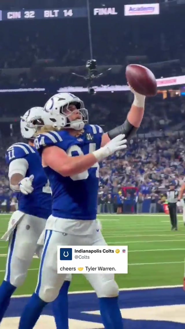 tuddddddy #tylerwarren #nfl #indianapoliscolts #touchdown