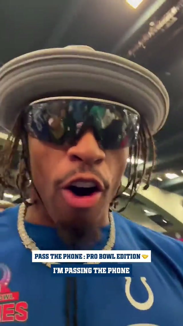 and that’s a wrap! 🎬 #colts #nfl #football #probowl #passthephonechallenge 