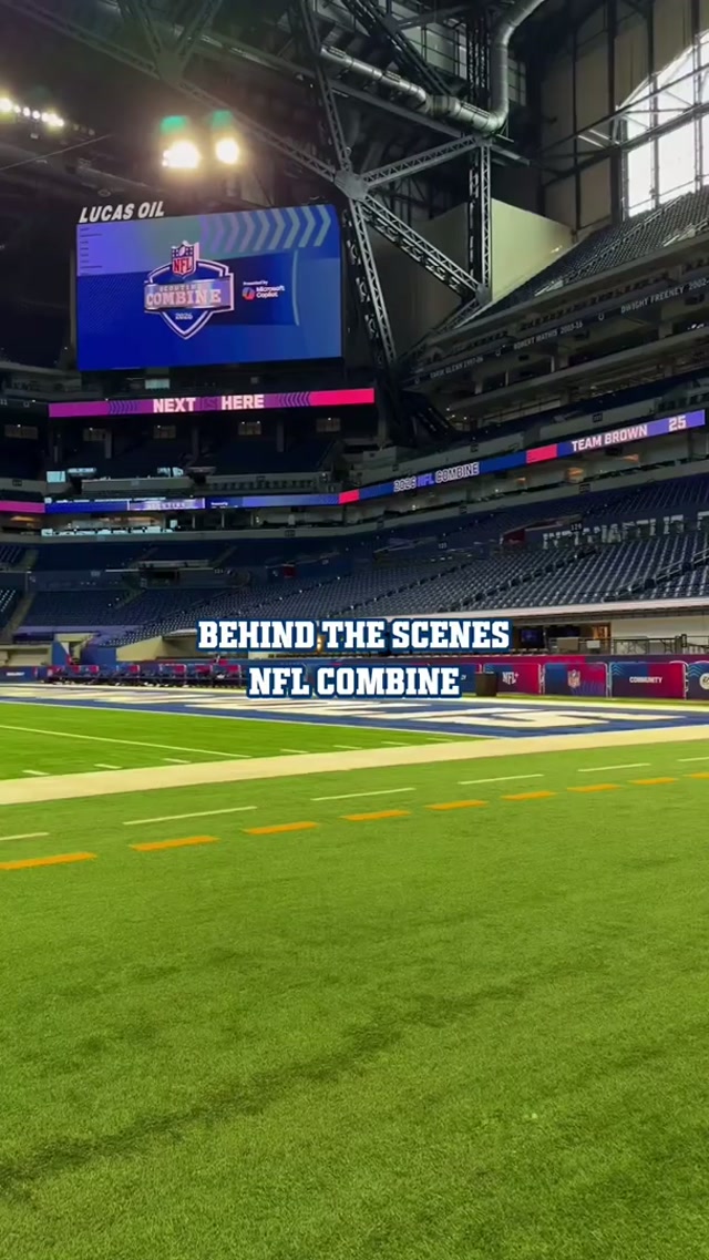 right here in indy. #colts #nfl #combine #indianapolis #bts 