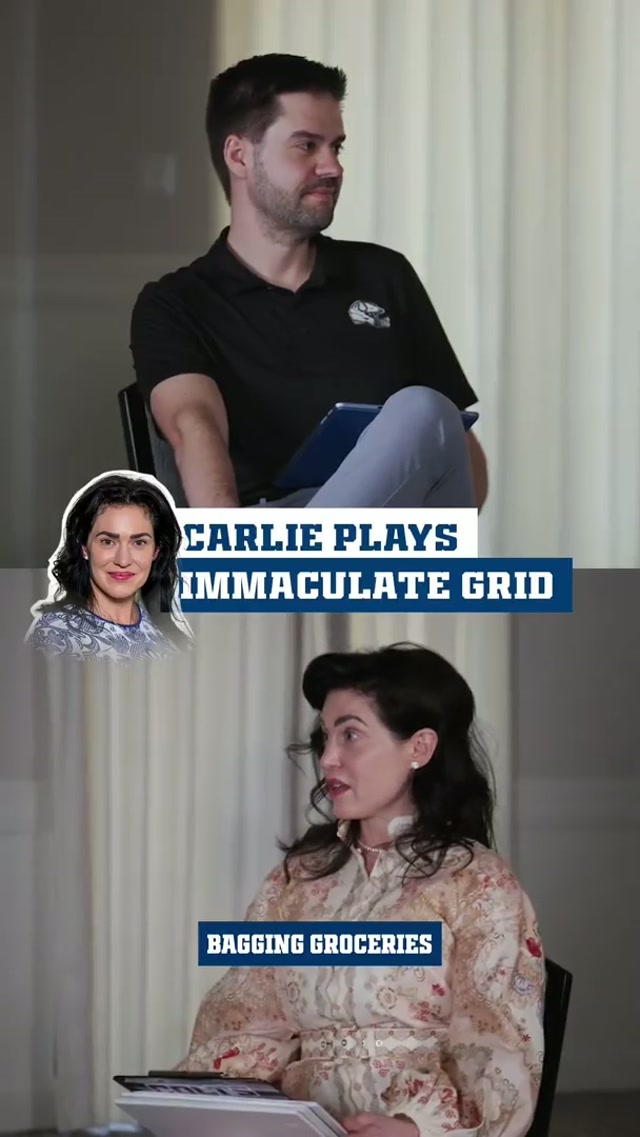 immaculate grid with Carlie! #nfl #immaculategrid #indianapoliscolts #carlieirsaygordon 