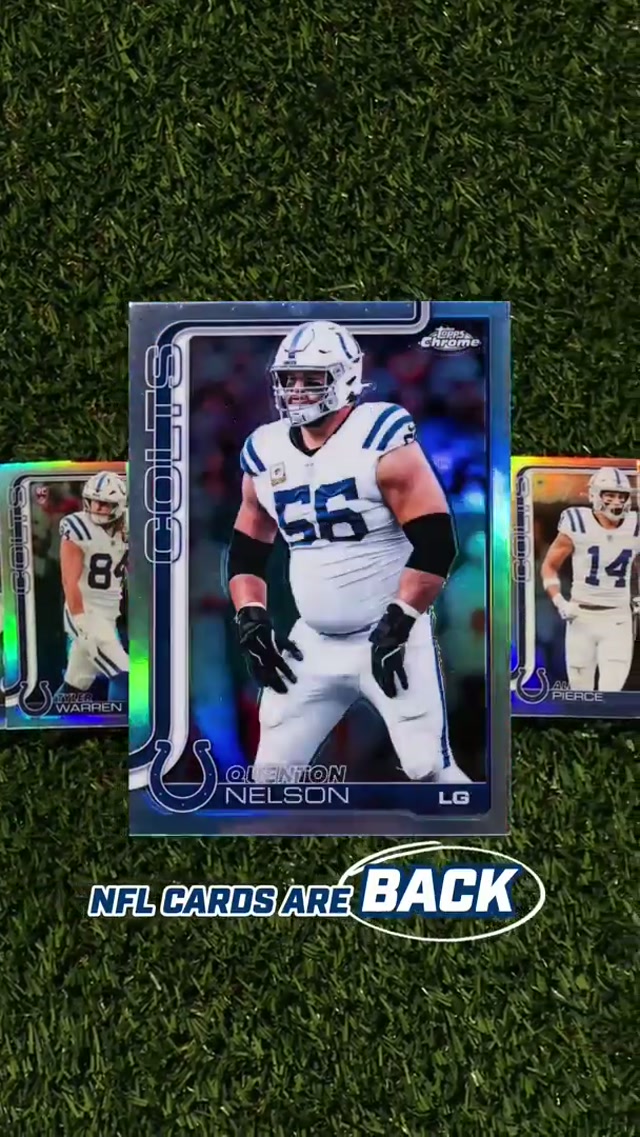 pick a card. ANY card‼️ new @Topps are here. #colts #nfl #football #playercards #topps 