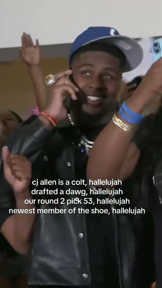 cj allen, hallelujah! #colts #nfl #hallelujah #football 

📺: #NFLDraft April 23-25 on NFLN/ESPN/ABC