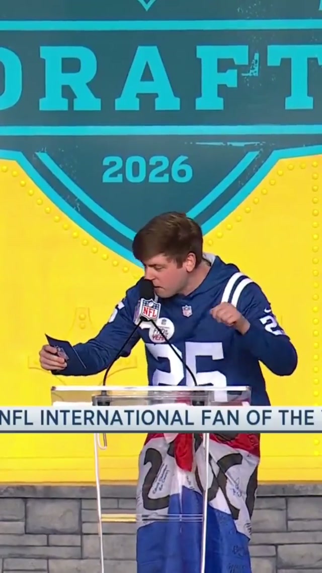 our IFOTY, Lucas Lejeune makes the 135th pick.🗣️ #colts #nfl #football #pick 

📺: #NFLDraft  April 25 on NFLN/ESPN/ABC