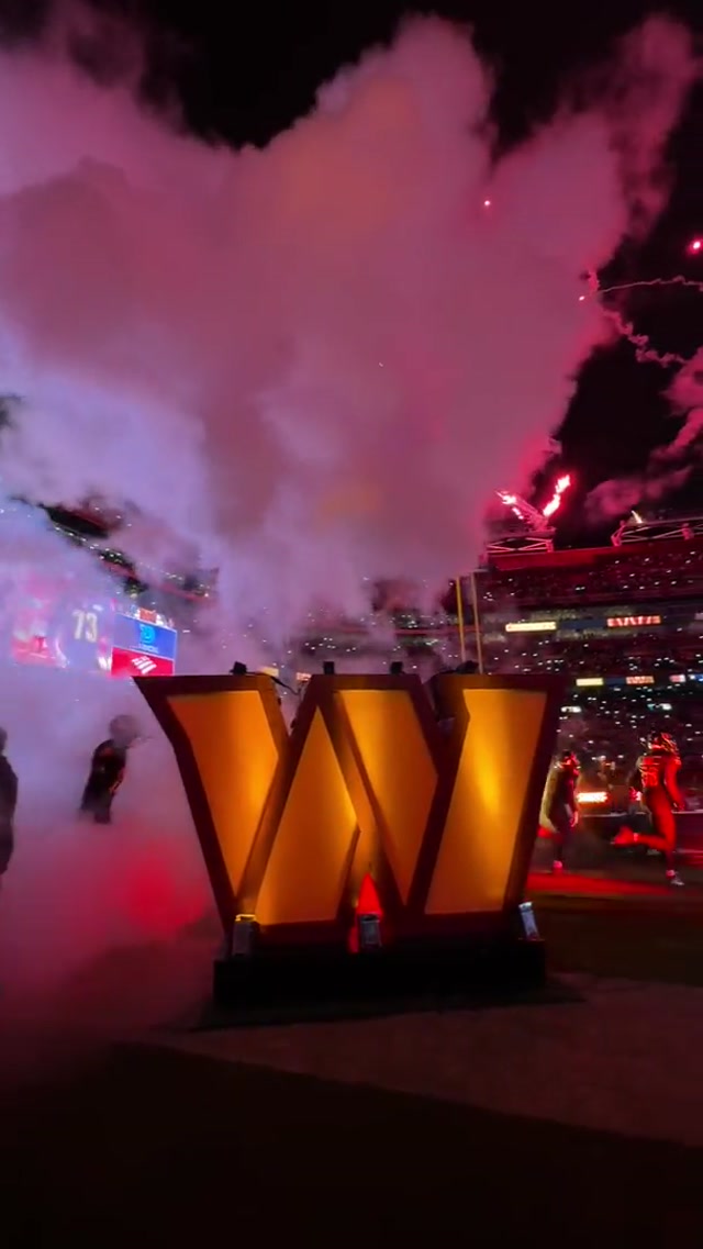 MNF 🤩🤩🤩🤩 #Washington #Commanders #NFL #MNF