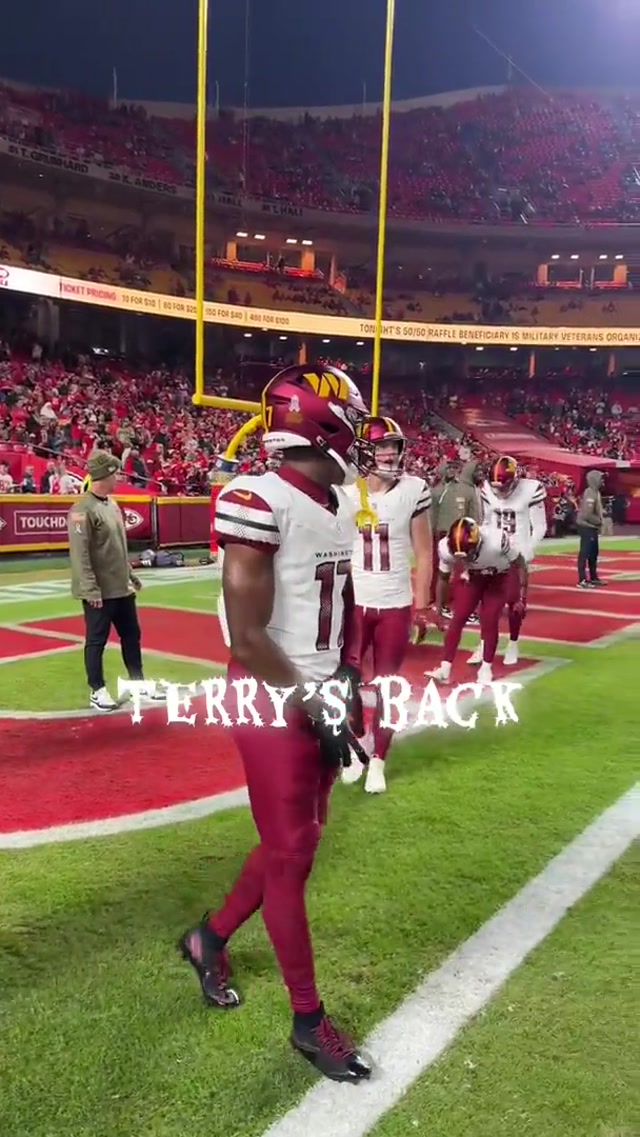 TERRY. #Commanders #football #nfl #mondaynightfootball 