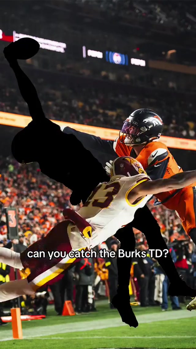 he’s literally flying through the air #wow #pause #td #nfl #commanders 