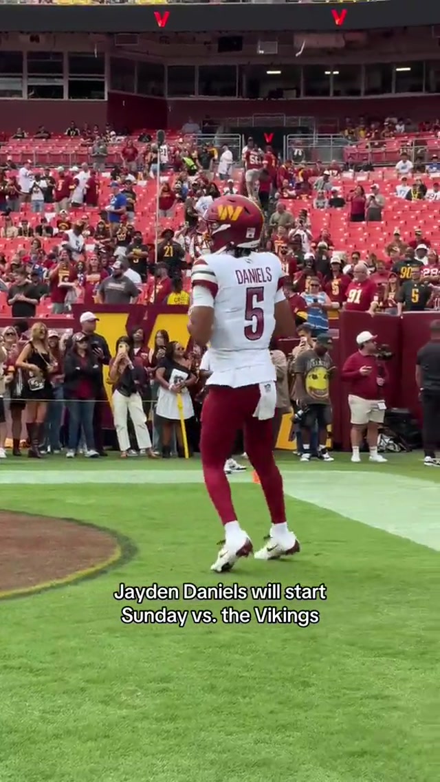 tell a friend to tell a friend… #nfl #football #jaydendaniels #waahingtondc 