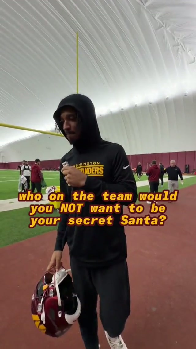 admin stirring the pot this Christmas 🤣 #washington #commanders #secretsanta 
