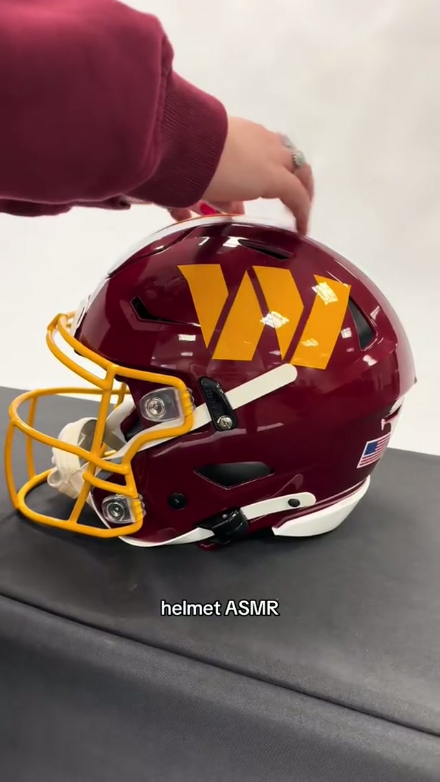 tap tap tap #asmr #uniforms #NFL #football #washingtondc 