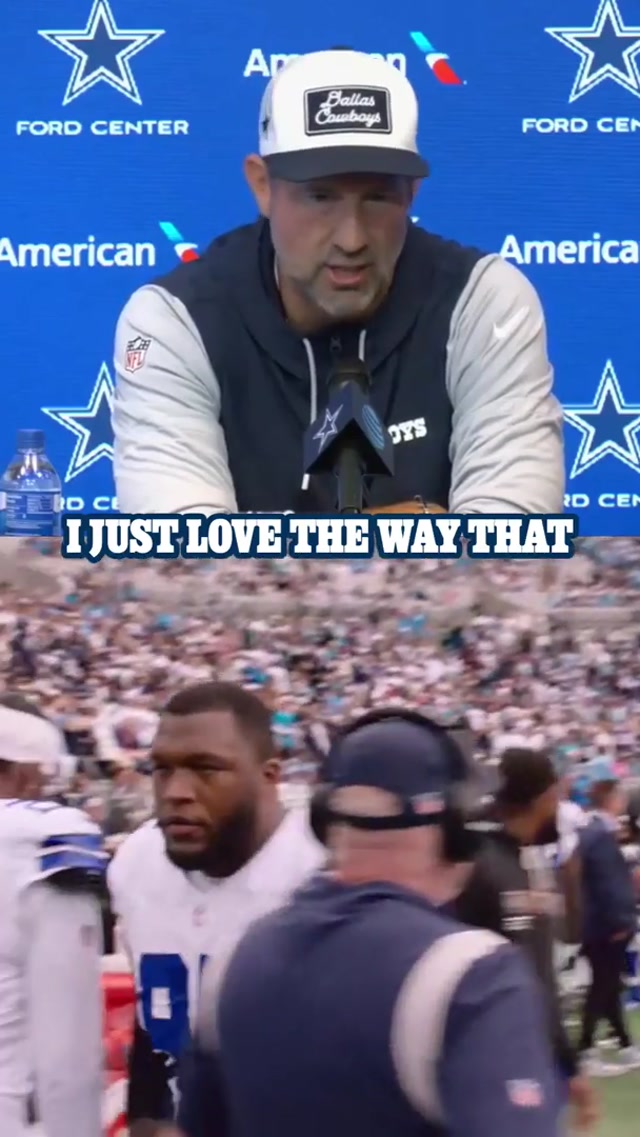 difference maker ๐ซก #DallasCowboys #NFL #football #KennyClark #pressconfrence