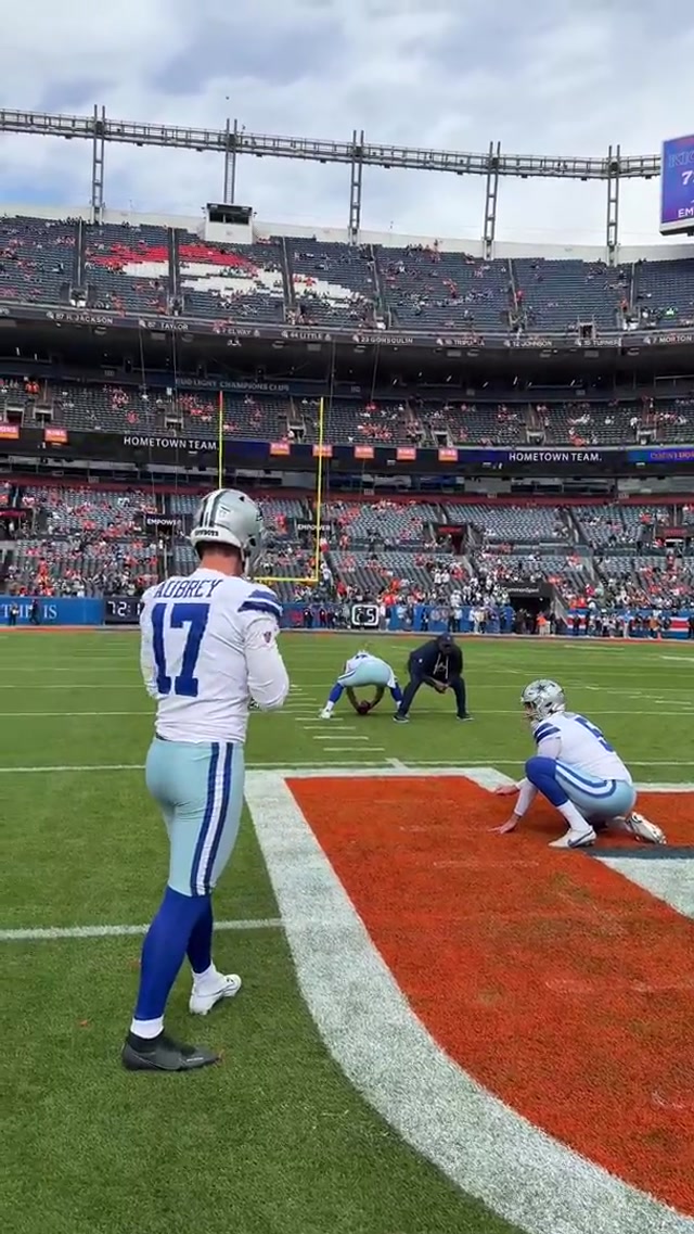 butter from the logo ๐ง #DallasCowboys #NFL #BrandonAubrey #football #kicker