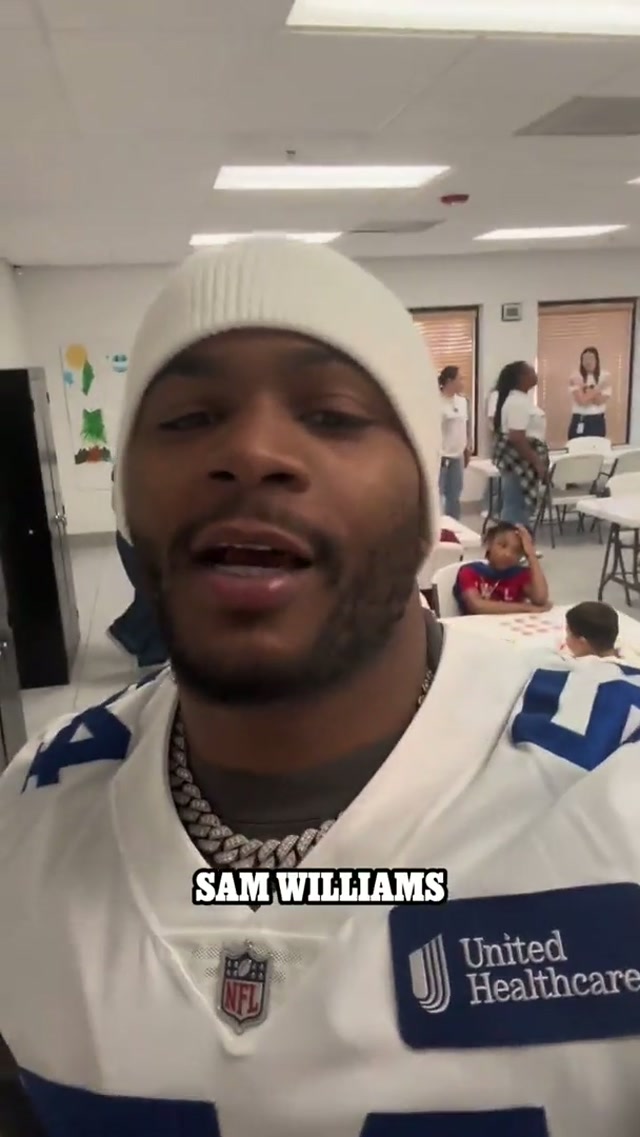 “Keep going. Anything is possible. Believe in yourself.” 🥹⭐

#DallasCowboys #NFL #Community #SamWilliams