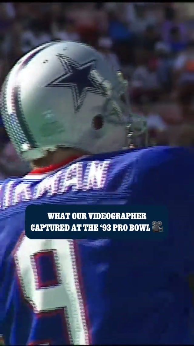 some 90s Pro Bowl aesthetic for your feed 🎥 #DallasCowboys #NFL #ProBowlGames #90s #throwback 