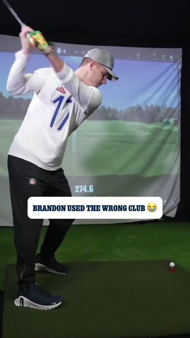 Brandon went fore it ⛳️😂

#nfl #dallascowboys #probowl #golf #golftiktok 