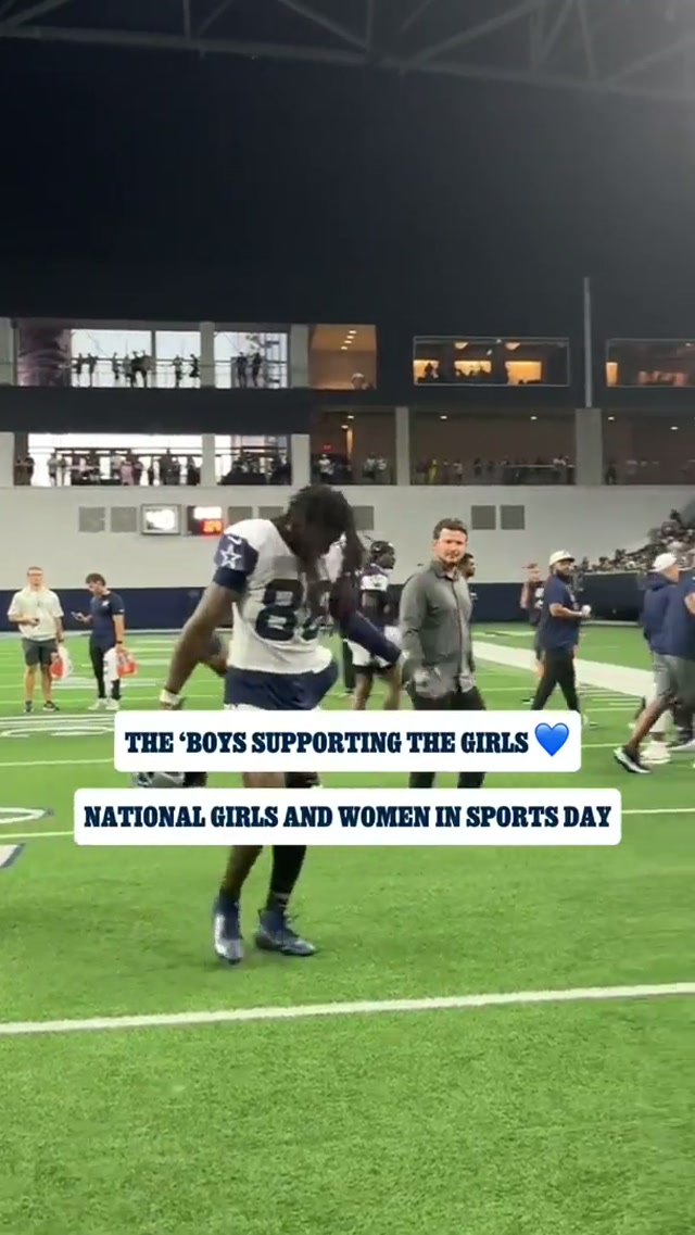 Today and everyday, we celebrate girls and women in sports! 👏

#NGWSD #DallasCowboys #nfl #flagfootball 