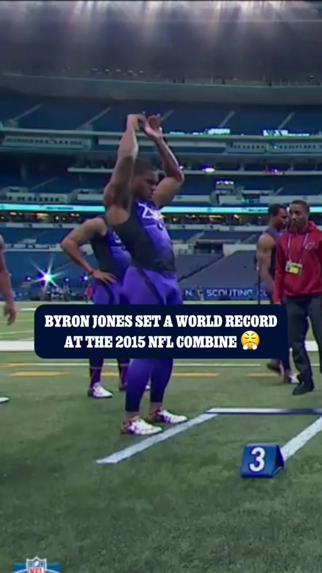 throwback to Byron Jones' historic broad jump 🤯

📺: NFL Combine on NFL Network

#DallasCowboys #NFL #ByronJones #broadjump #worldrecord 