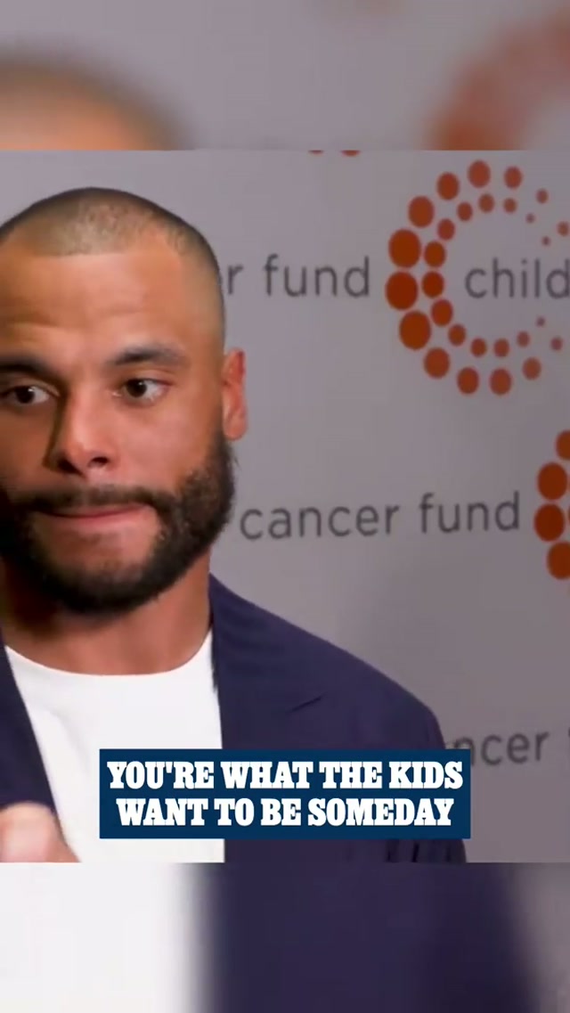 Dreaming big with the Texas Children’s Cancer Fund 💫

#DallasCowboys #DakPrescott #NFL #wholesome #CCF