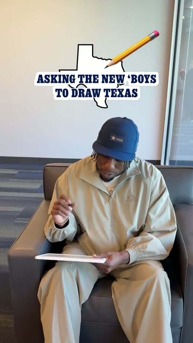 had to run it back 😂 ✏️ #DallasCowboys #DrawTexas #freeagency #challenge #drawing