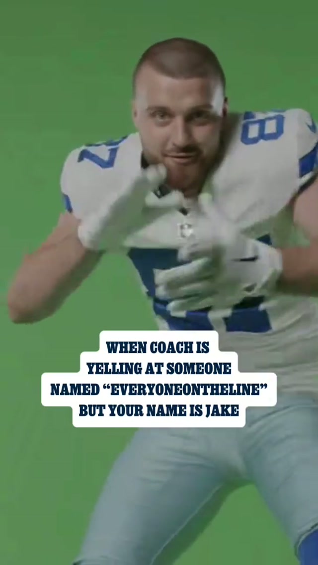 who?? 🧐 #DallasCowboys #JakeFerguson #coach #name #funny 