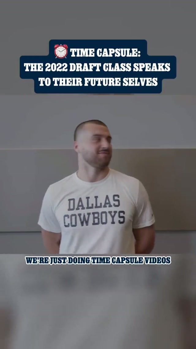 Flashback Friday: a message from the 2022 draft class 📹 

#dallascowboys #draft #jakeferguson #tylersmith #samwilliams