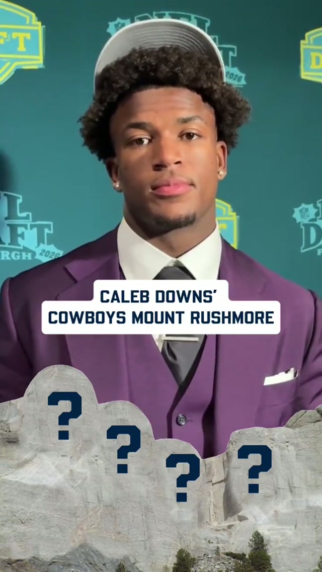 caleb knows ball 📖 #DallasCowboys #CalebDowns #NFL #OhioState #MountRushmore 