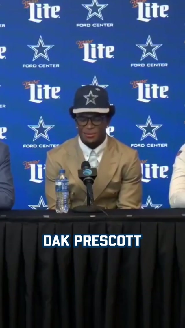 since middle school is crazy 😵‍💫 #DallasCowboys #NFL #DakPrescott #CalebDowns #pressconference 