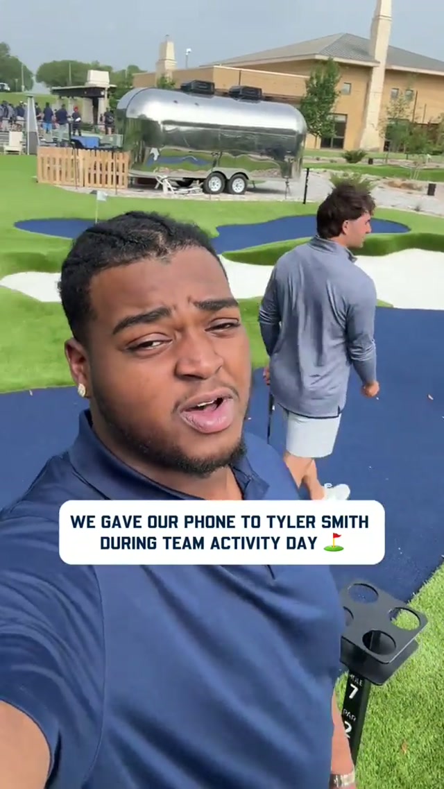 vloggin’ with the ‘Boys 🏌️‍♂️ #DallasCowboys #TylerSmith #vlog #golf #puttputt 