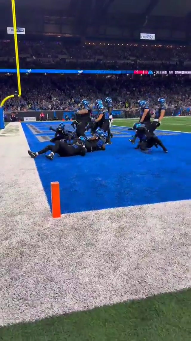 Gotta get a flick after a turnover 📸 #Lions #NFL #football