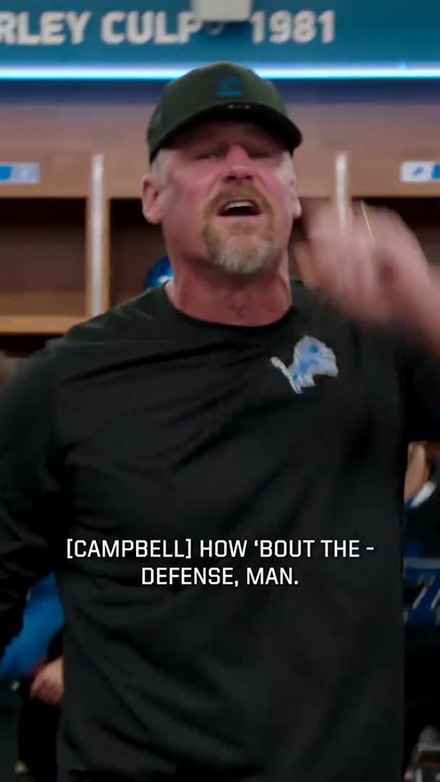 How bout that defense #DetroitLions #OnePride #NFL #LockerRoom