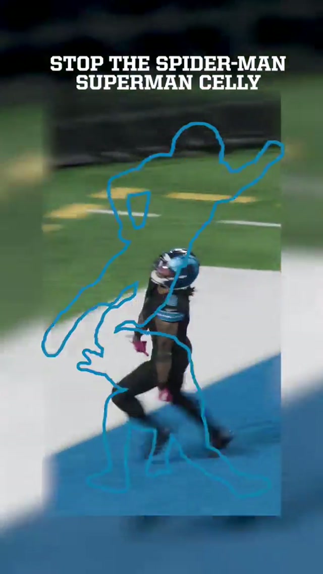 Stop the Spider-Man Superman celly #DetroitLions #OnePride #spiderman #superman 