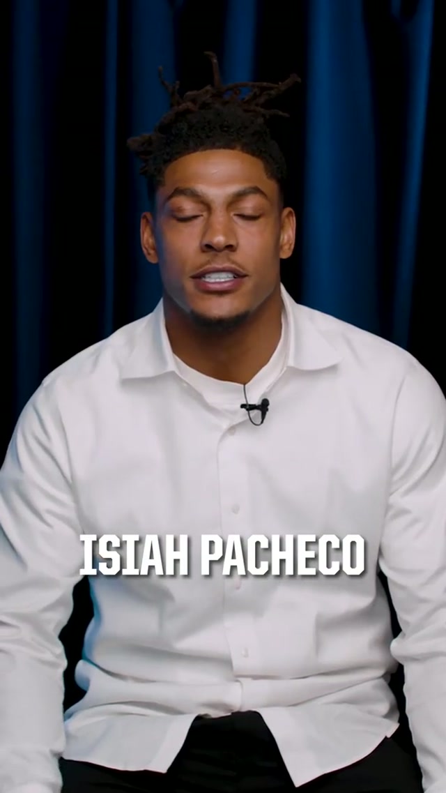 Get to know Isiah Pacheco 🎥 #DetroitLions #nfl #football #GetToKnowMe 