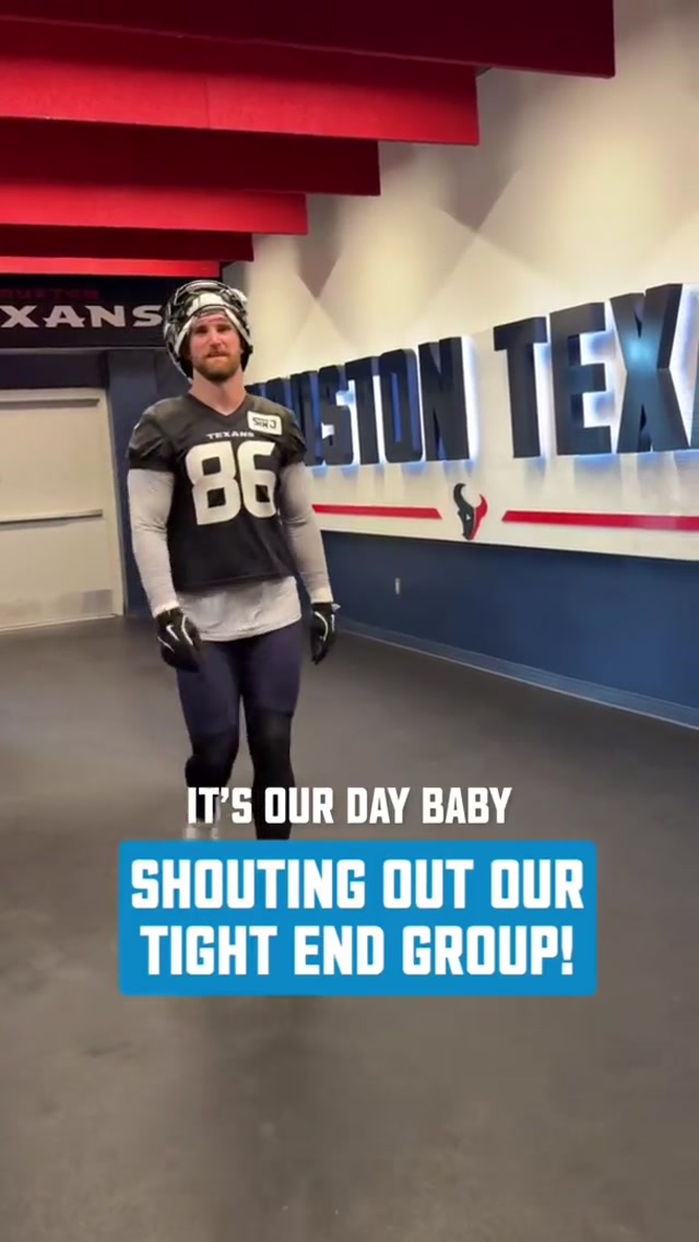 Let’s celebraTE 🙌
🗓️ #NationalTightEndsDay 10.26
#houstontexans #nfl