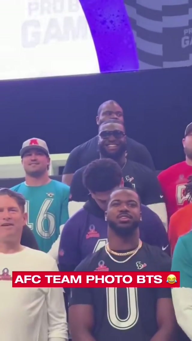 Yep those are our guys 🥹🫶 #probowl #nfl #houstontexans #funny 