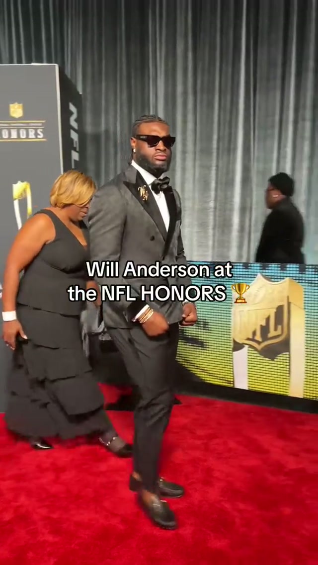 Will Anderson… the man you are 🤝😤 #fyp #nflhonors 